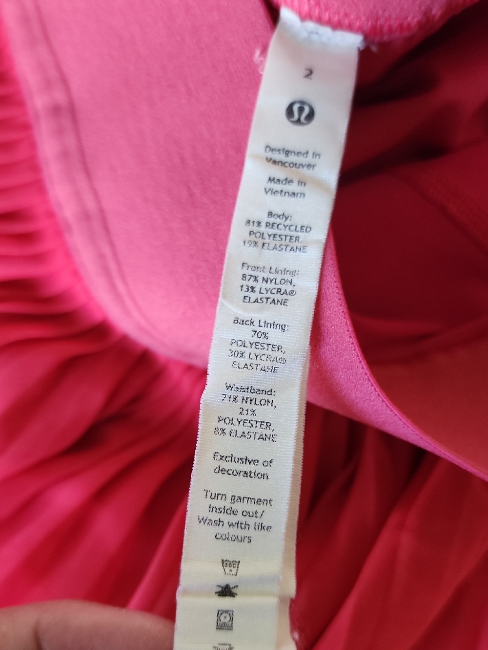 Lululemon Mesh Pleats Mid-Rise Mini Skater Skirt, Lip Gloss - Picture 5 of 10